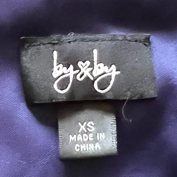 Navy Blue Fit & Flare Dress by "By & By", Extra Small - Picture 5 of 5